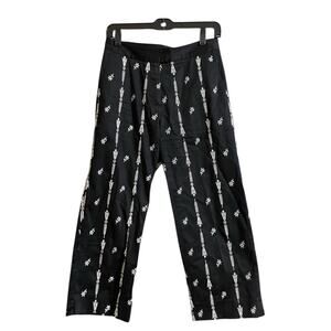 ANNIKA Cutter & Buck Pants Women's Size 2 EUR 32 Black White Golf Capris